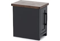 lgnd black and whiskey chairside table sse  