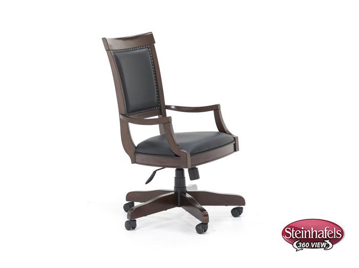 liberty furniture black desk chair  image   