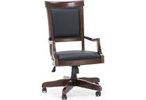 liberty furniture black desk chair   