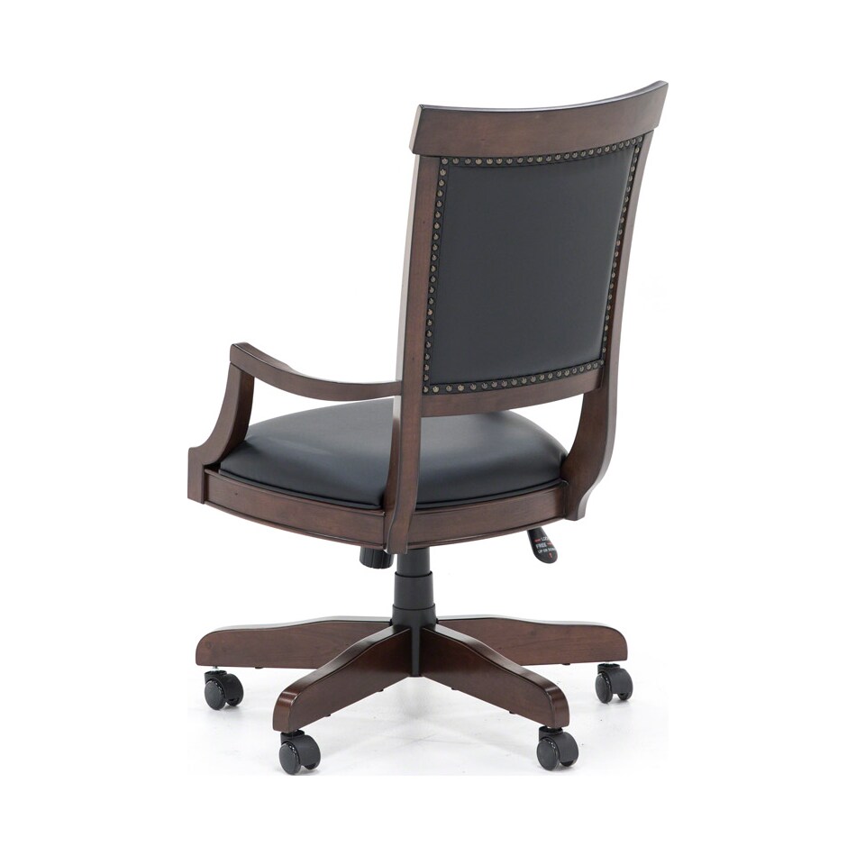 liberty furniture black desk chair   