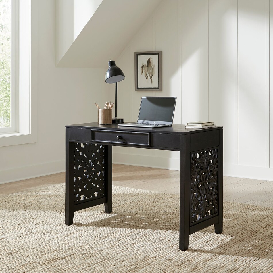 liberty furniture black desk   