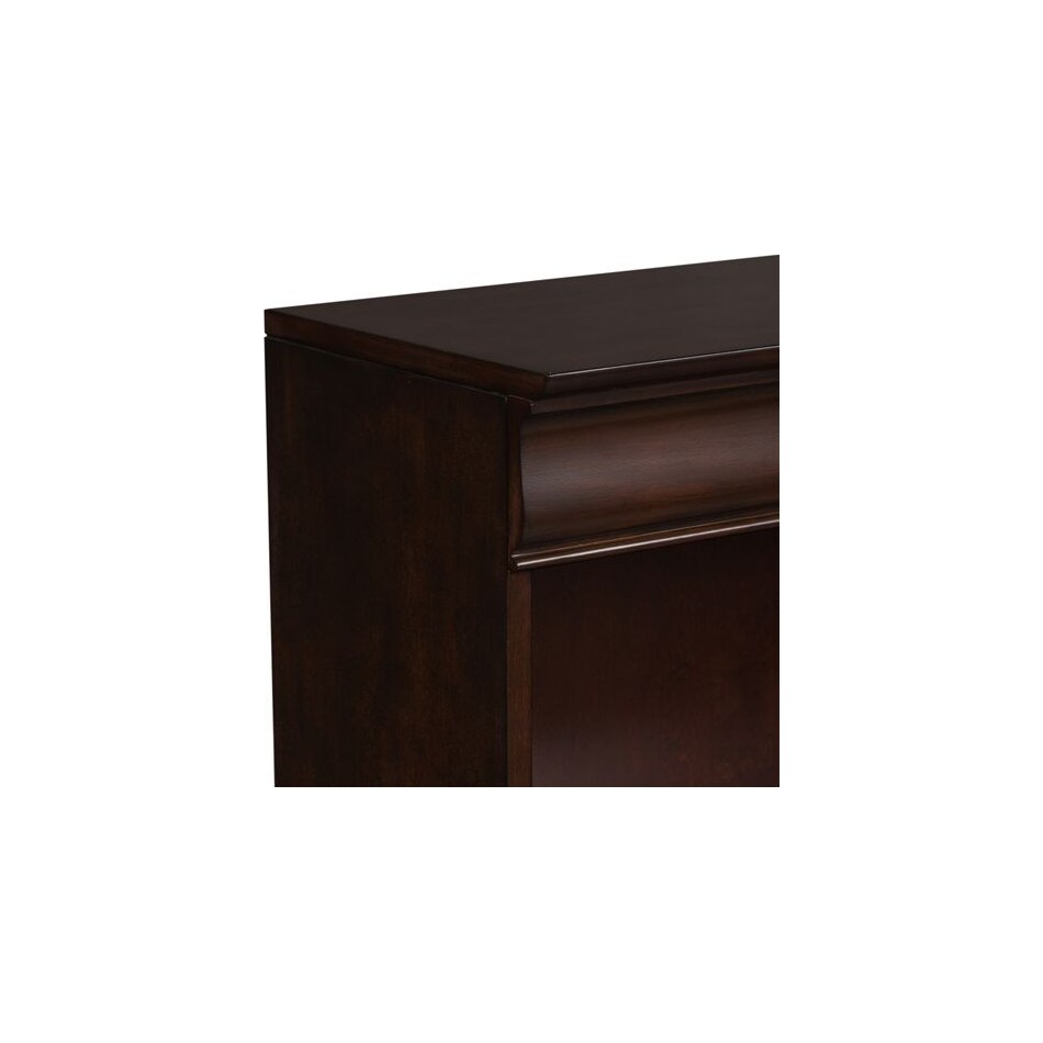 liberty furniture brown bookcase   