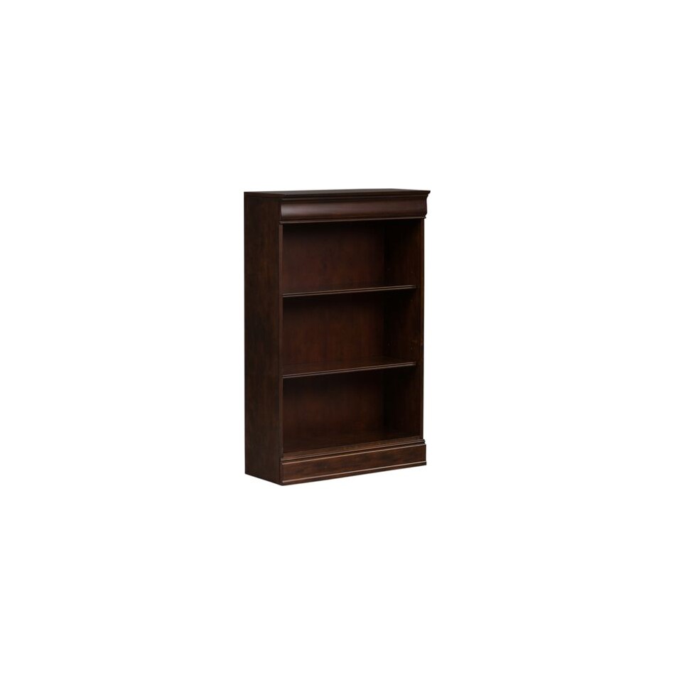 liberty furniture brown bookcase   