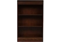 liberty furniture brown bookcase   