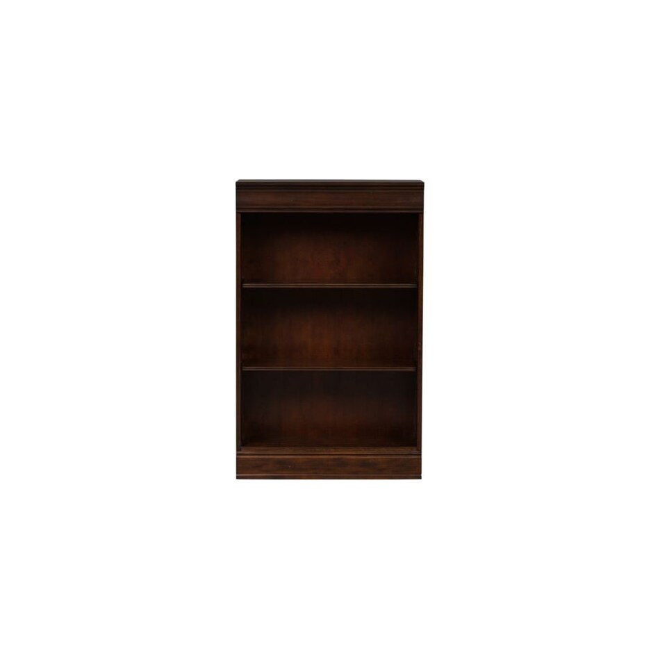 liberty furniture brown bookcase   