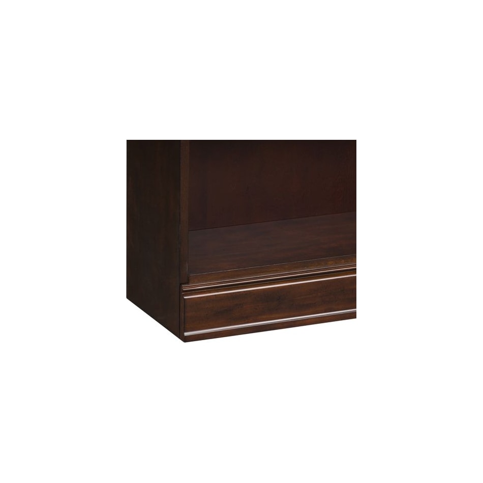 liberty furniture brown bookcase   