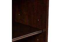 liberty furniture brown bookcase   