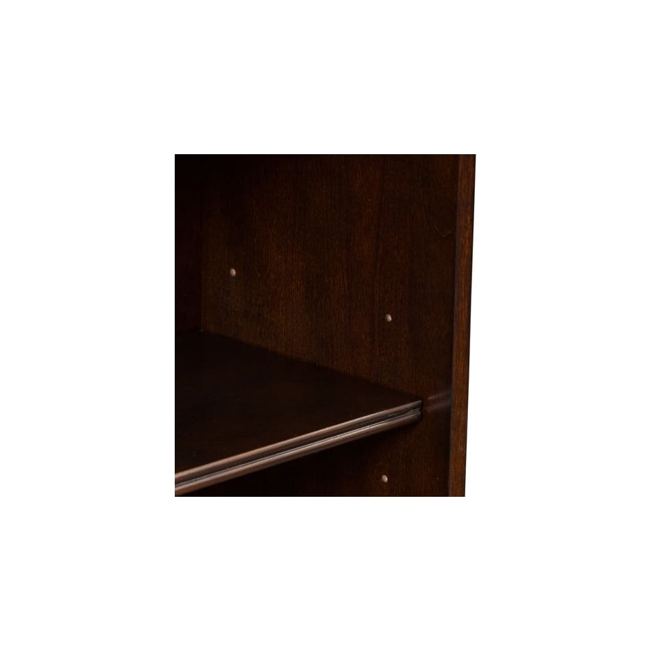 liberty furniture brown bookcase   