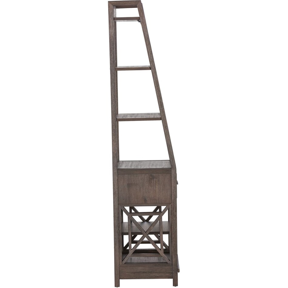 liberty furniture brown bookcase   