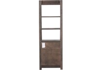 liberty furniture brown bookcase   
