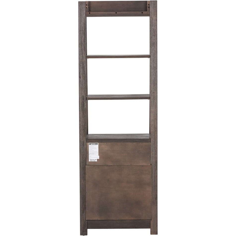 liberty furniture brown bookcase   