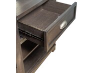 liberty furniture brown bookcase   