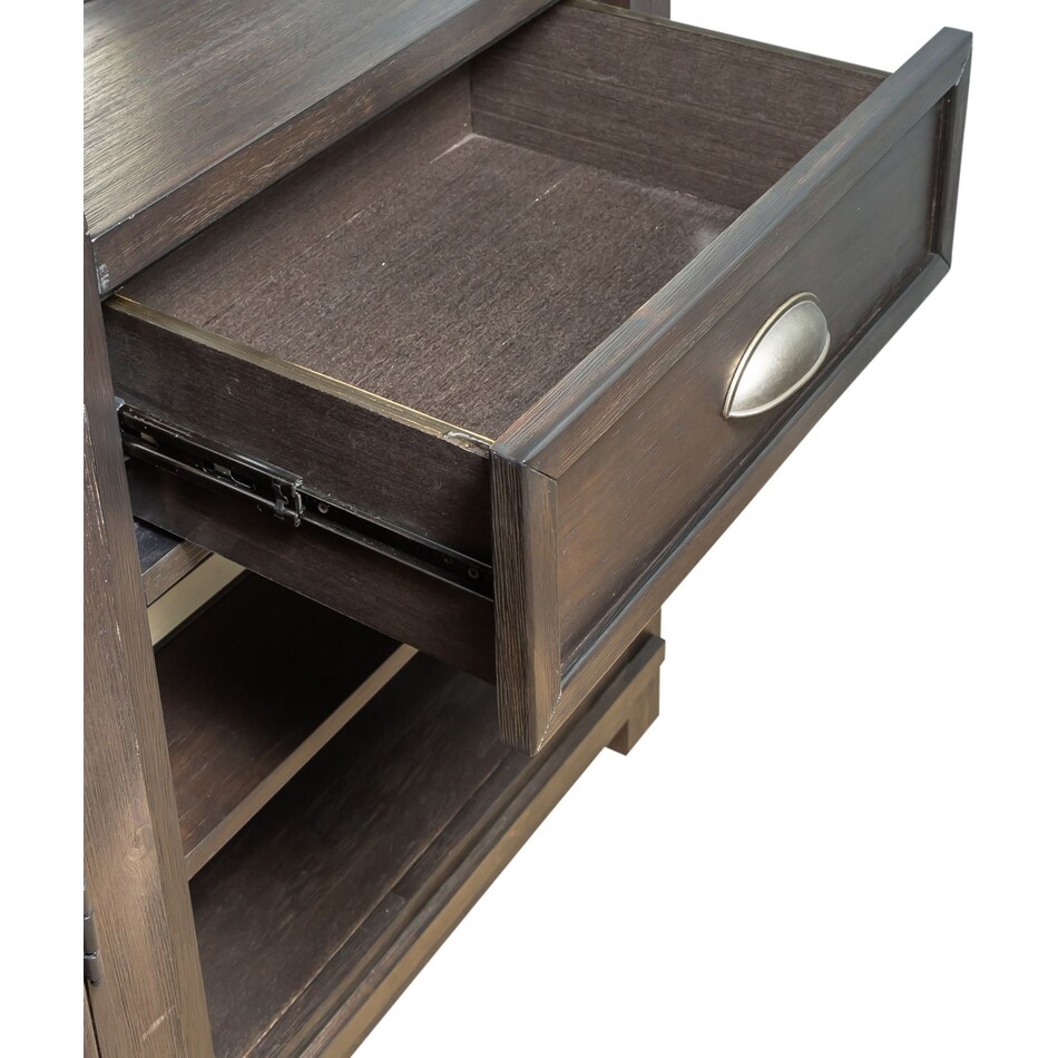 liberty furniture brown bookcase   