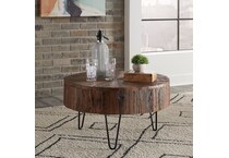 liberty furniture brown cocktail table   