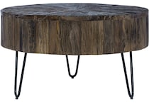 liberty furniture brown cocktail table   