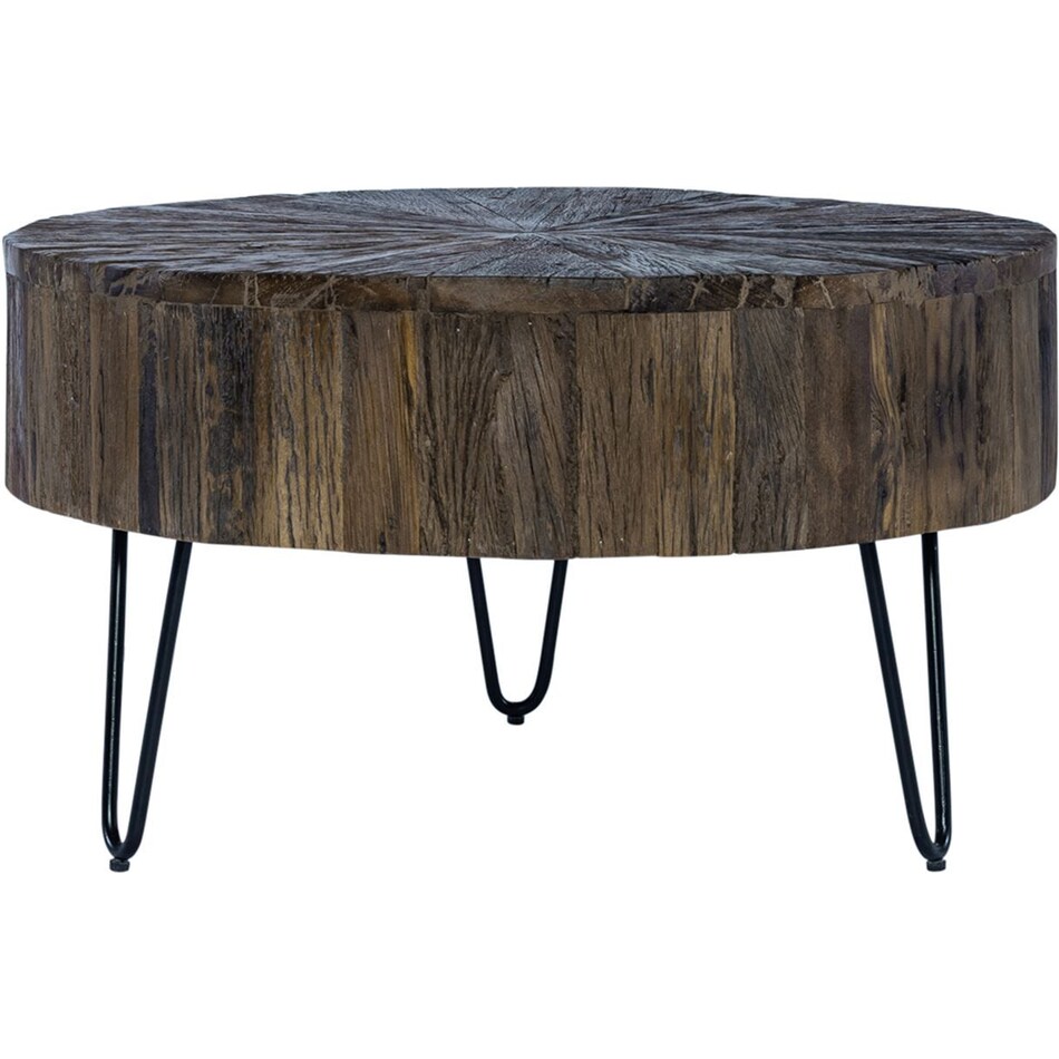 liberty furniture brown cocktail table   