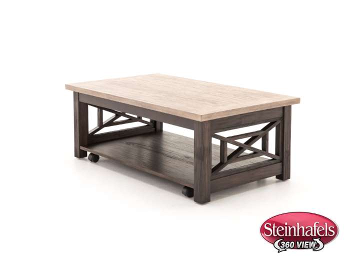 liberty furniture brown cocktail table  image   