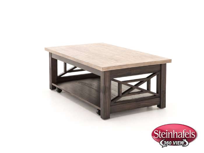 liberty furniture brown cocktail table  image   