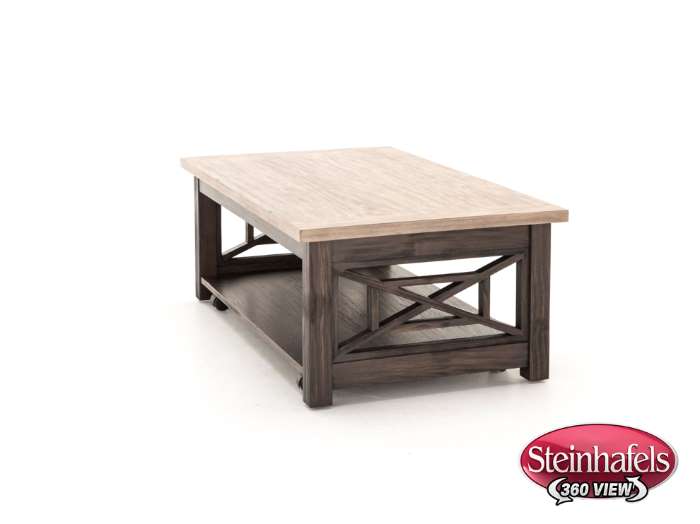 liberty furniture brown cocktail table  image   