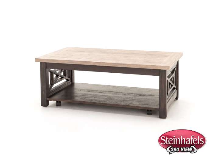 liberty furniture brown cocktail table  image   