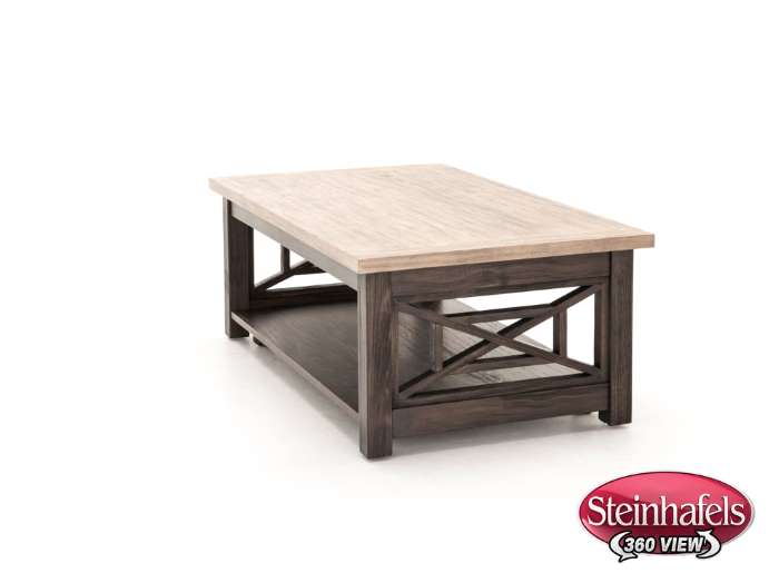 liberty furniture brown cocktail table  image   