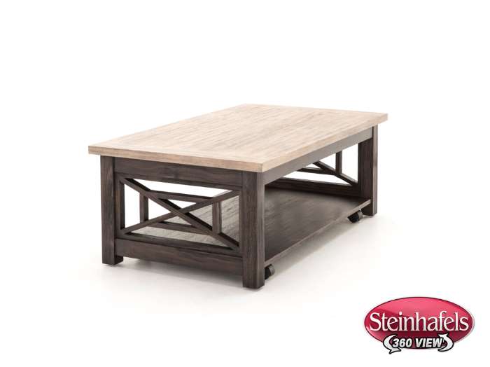 liberty furniture brown cocktail table  image   