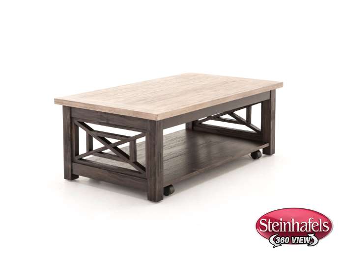 liberty furniture brown cocktail table  image   