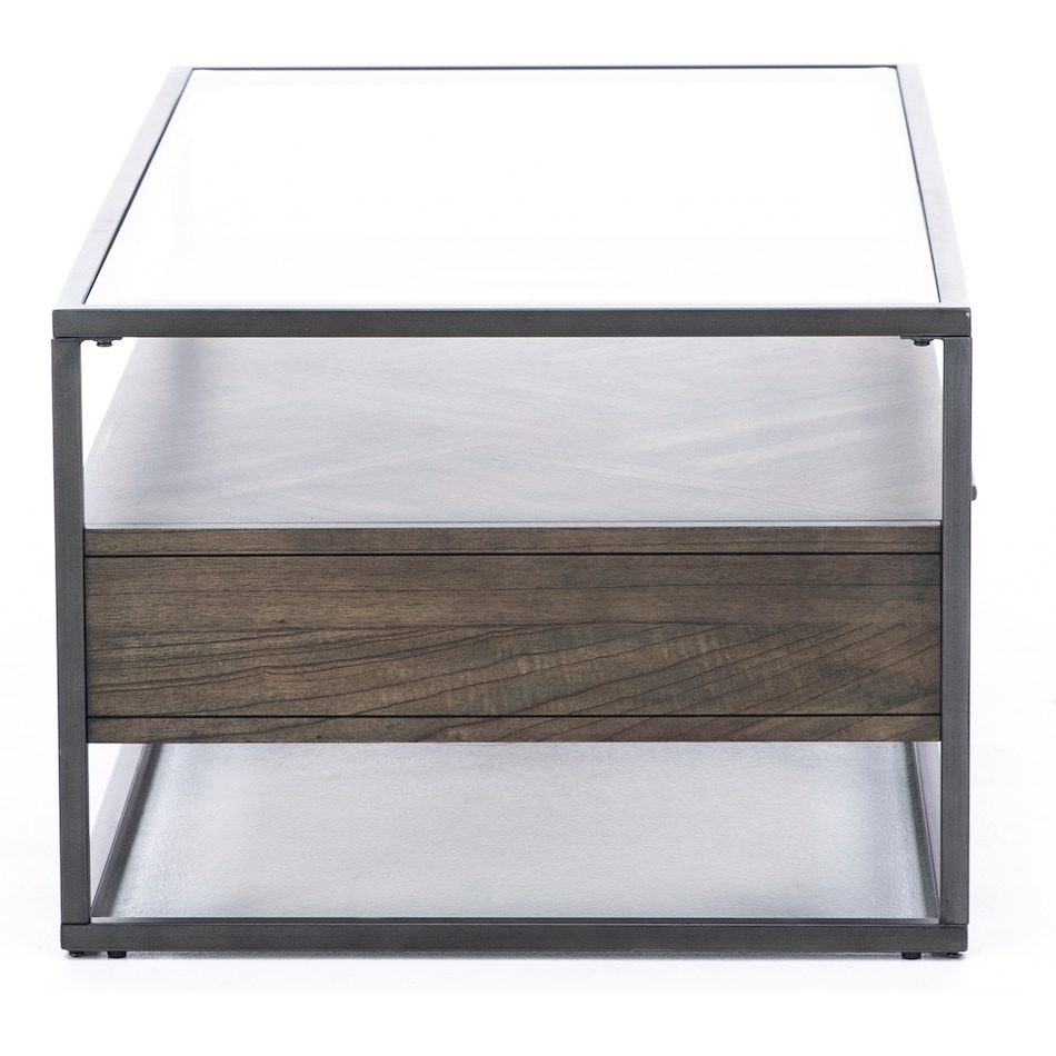 liberty furniture brown cocktail table   
