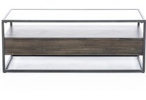 liberty furniture brown cocktail table   