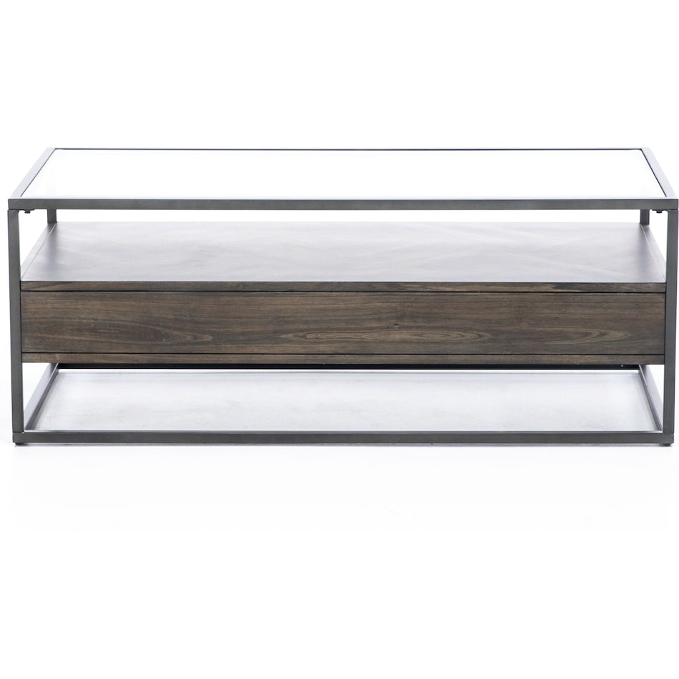 liberty furniture brown cocktail table   