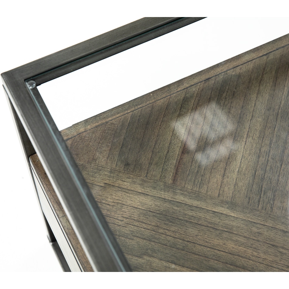 liberty furniture brown cocktail table   