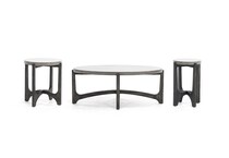 liberty furniture brown cocktail table   