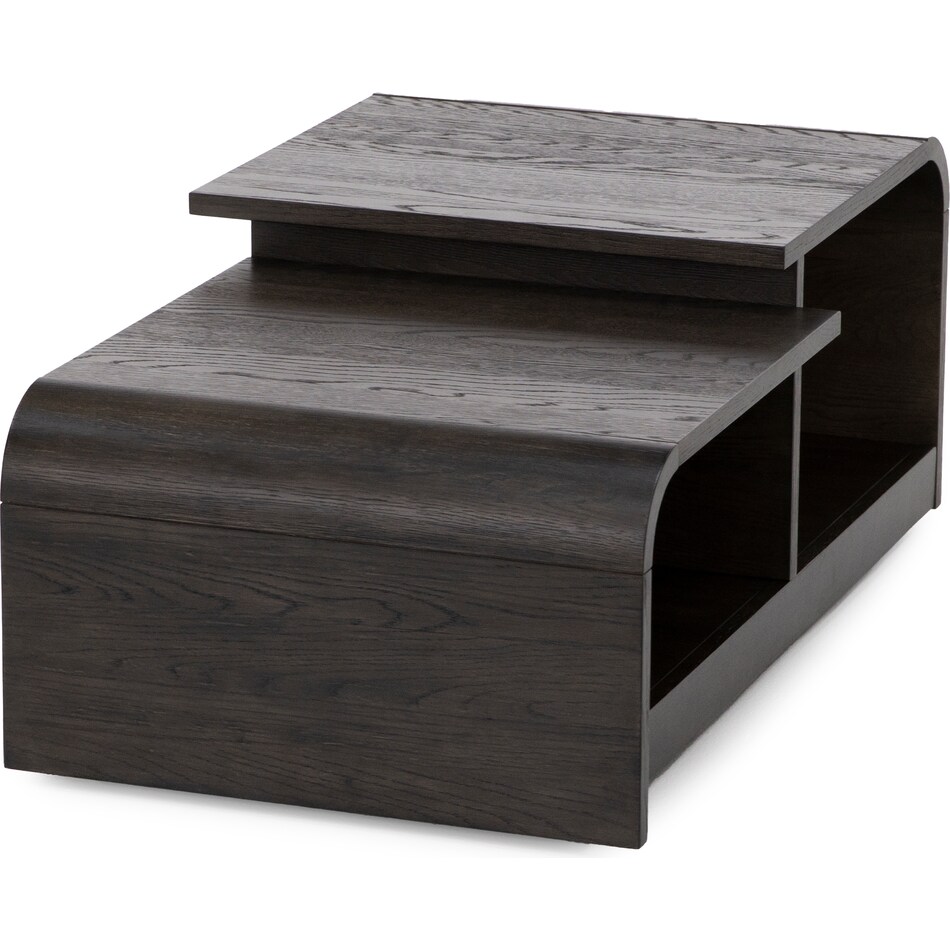 liberty furniture brown cocktail table prs  