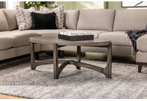 liberty furniture brown cocktail table lifestyle image   