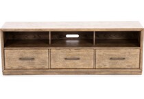 liberty furniture brown console citys  