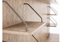 liberty furniture brown console citys  