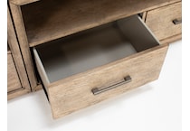 liberty furniture brown console citys  