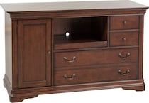 liberty furniture brown desk components   