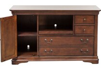 liberty furniture brown desk components   