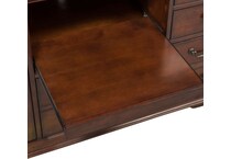 liberty furniture brown desk components   