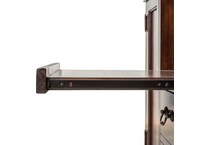 liberty furniture brown desk components   