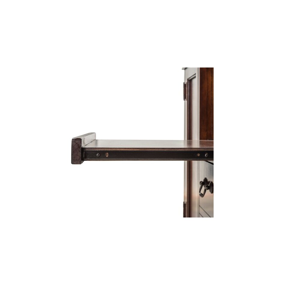 liberty furniture brown desk components   