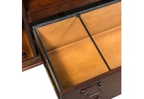 liberty furniture brown desk components   