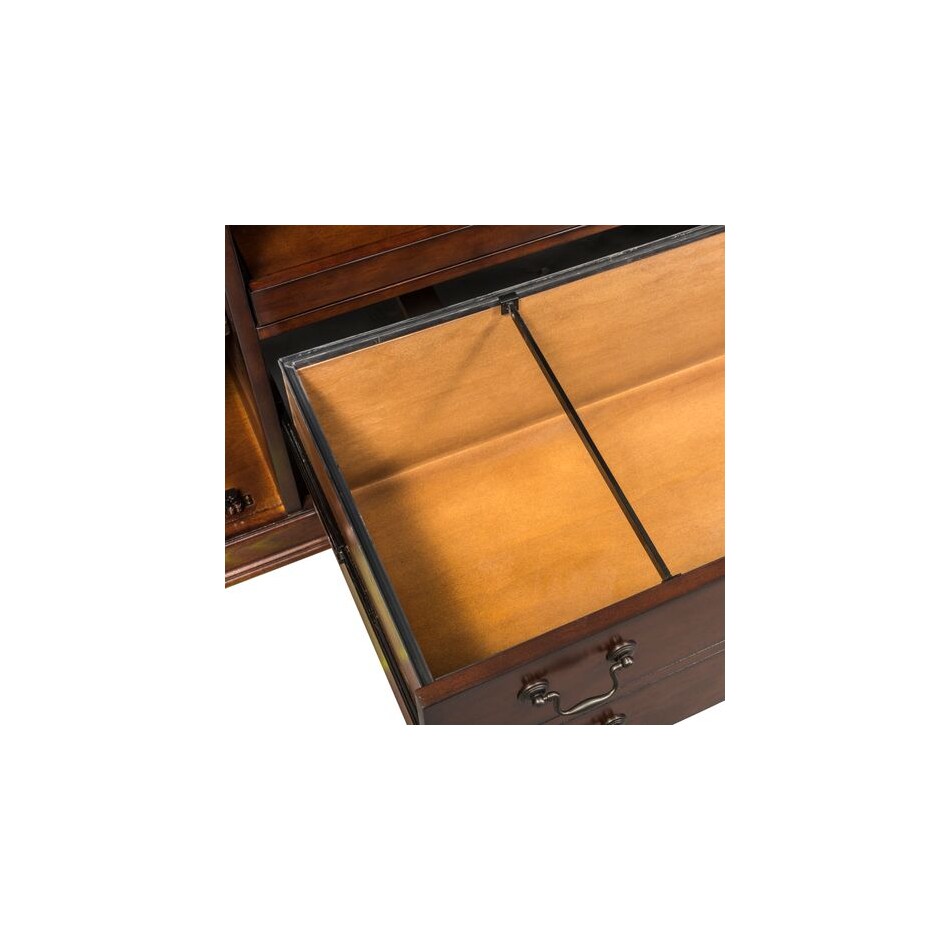 liberty furniture brown desk components   