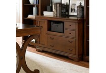 liberty furniture brown desk components   