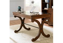 liberty furniture brown desk   