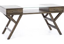 liberty furniture brown desk   