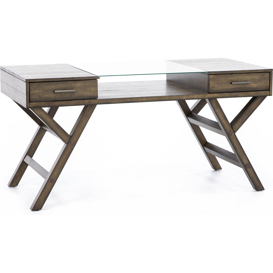 liberty furniture brown desk   