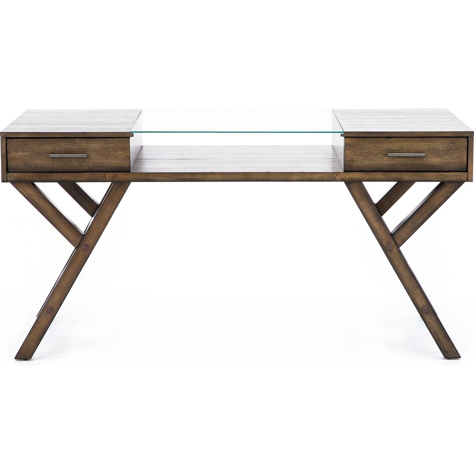 liberty furniture brown desk   