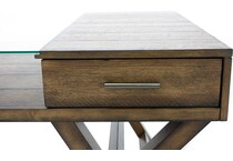 liberty furniture brown desk   